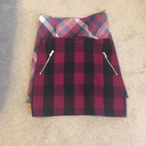 2 plaid skirts